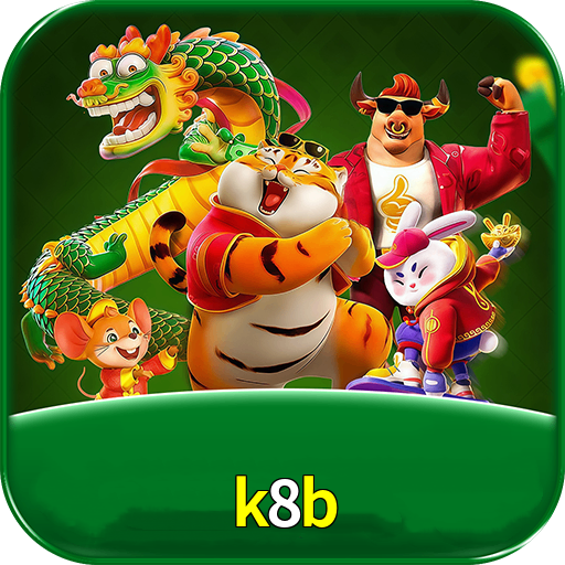 Imagem promocional da k8b mostrando a plataforma e suas vantagens